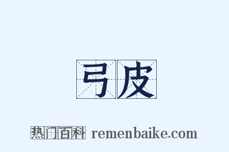 弓皮是什么意思的图片